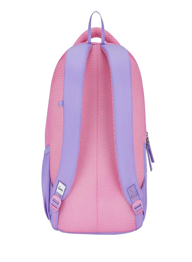 جيني حقيبة ظهر مدرسية للبنات من جيني توينكلكورن | 15 بوصة - 20 لترًا بثلاثة أقسام، خفيفة الوزن مع أكتاف مبطنة | مثالية للكتب، زجاجات المياه، الأدوات المكتبية، علبة الغداء، والأغراض الأساسية - وردي - Image 3